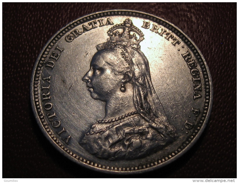 Grande-Bretagne - UK - Shilling 1887 Victoria 3610