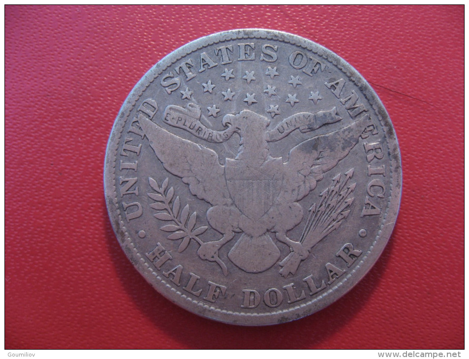 Etats-Unis - USA - Half Dollar 1906 Barber 3437 - 1892-1915: Barber