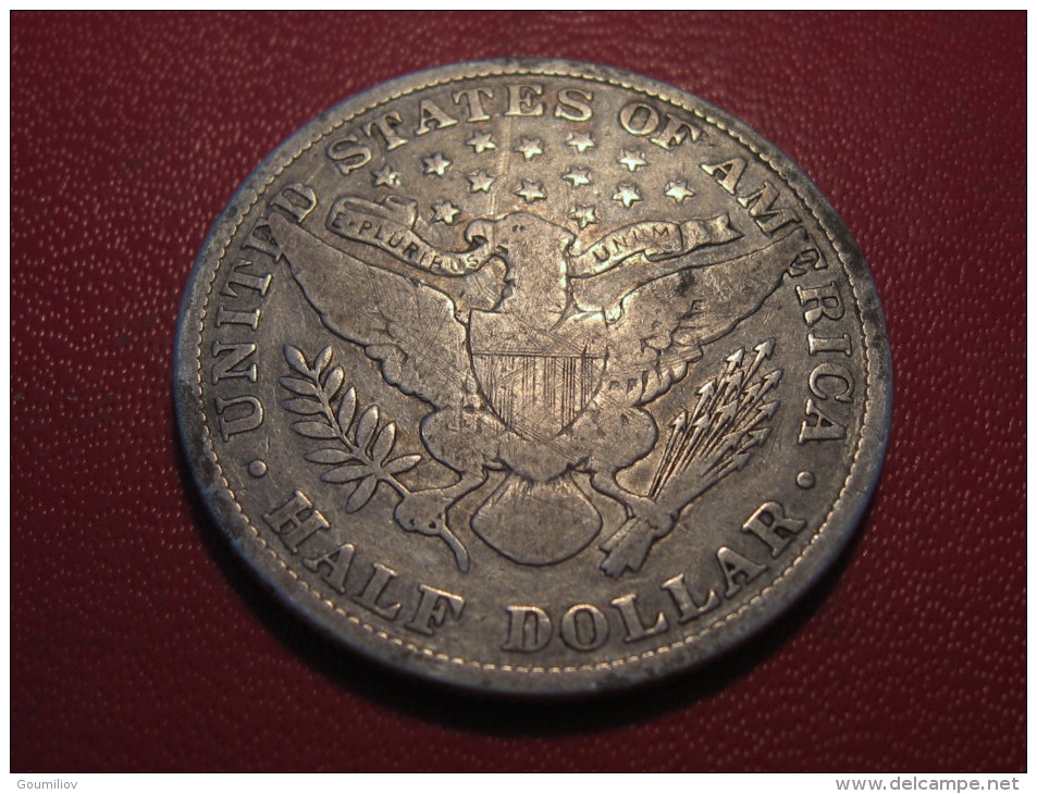 Etats-Unis - USA - Half Dollar 1906 Barber 3437 - 1892-1915: Barber