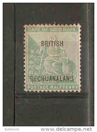 BECHUANALAND 1897 ½d SG 58 MOUNTED MINT Cat £19 - 1885-1964 Protectorat Du Bechuanaland