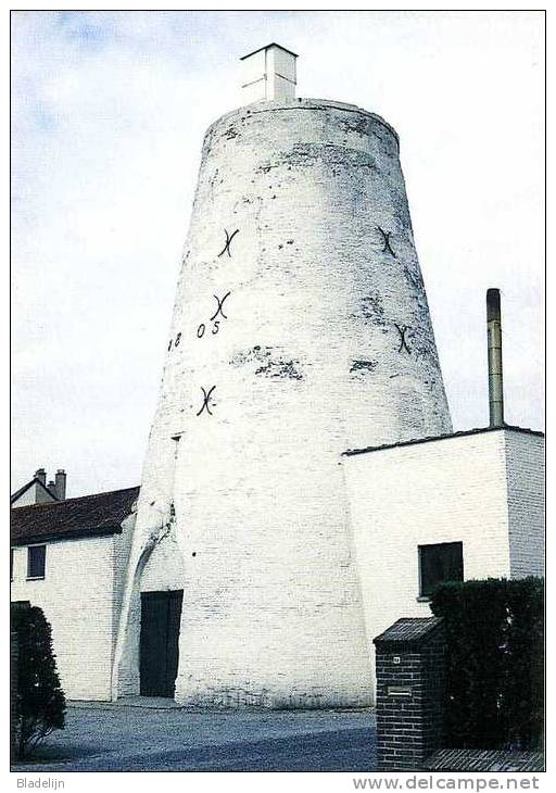 ZULTE (O.Vl.) - Molen/moulin/mill - Historische Opname (1988) Van De Verdwenen Wappersmolen (romp Gesloopt In 1995) - Zulte
