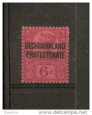 BECHUANALAND 1897 - 1902 6d SG 65 TOP VALUE OF THE SET MOUNTED MINT Cat £24 - 1885-1964 Protectorat Du Bechuanaland