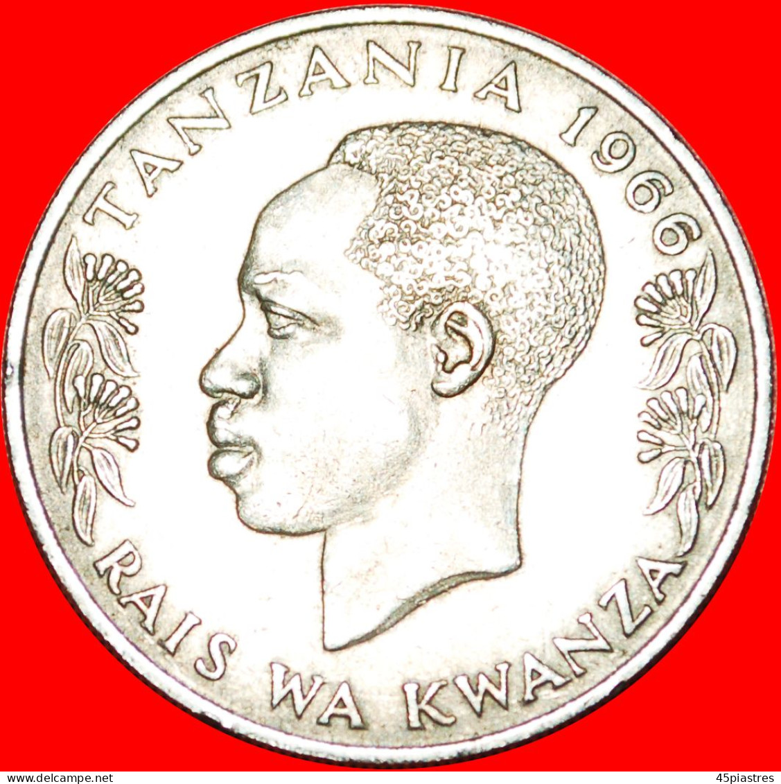 &#9733;TORCH: TANZANIA &#9733; 1 SHILLING 1966! LOW START&#9733; NO RESERVE! Nyerere (1961-1962) - Tanzania