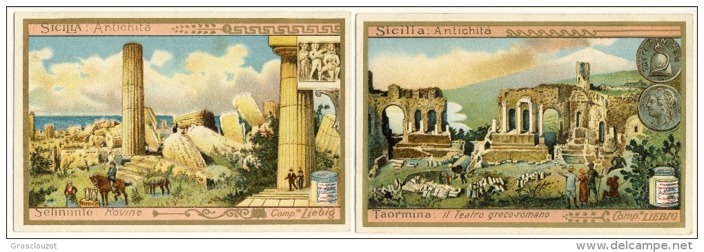 Liebig IT  1913  Sanguinetti N. 1080 € 60 Sicilia Antichità  (Italia) - Liebig