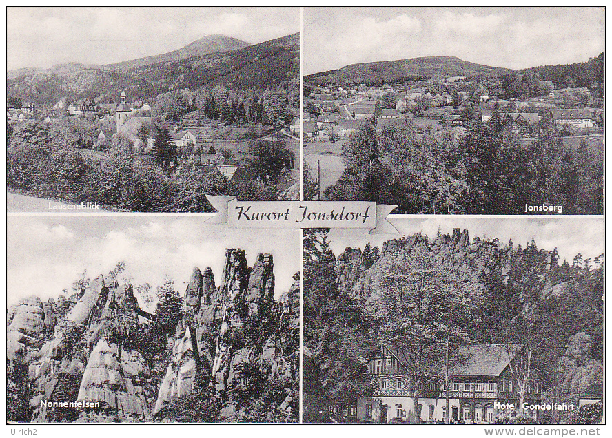 AK Kurort Jonsdorf - Mehrbildkarte  (19314) - Jonsdorf