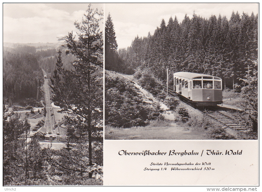 AK Oberweissbach - Oberweissbacher Bergbahn - Thür. Wald (19319) - Oberweissbach