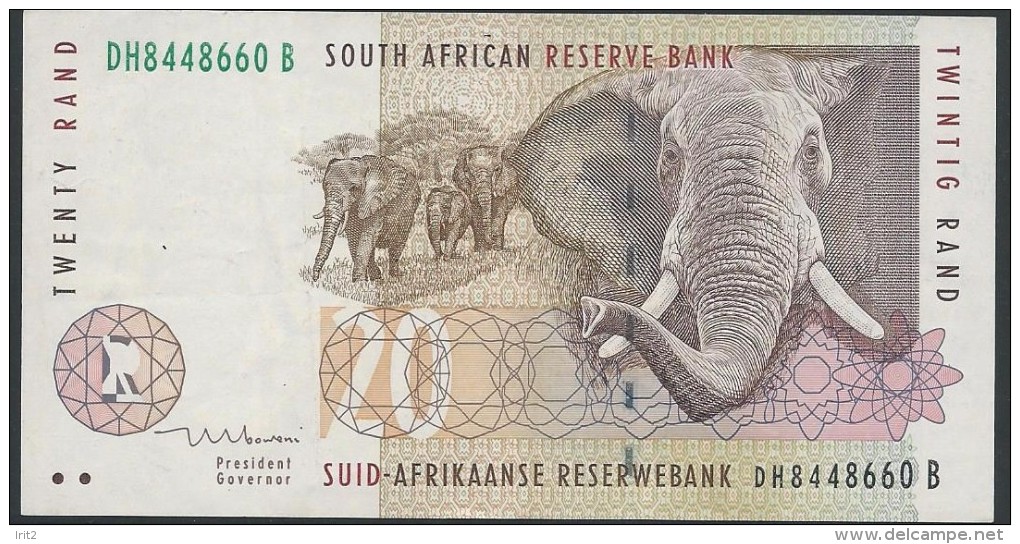 BANKNOTES    1993 SUD AFRIKAANSE-SUDAFRICA 20 RAND - Sudafrica