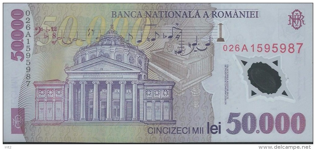 BANKNOTES    2001 ROMANIEI-ROMANIA 50,000 LEI - Romania