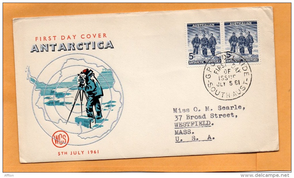 Australia Antartic 1961 FDC Mailed - FDC