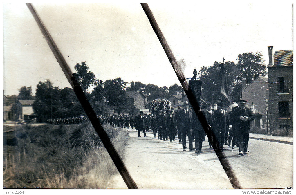 COMMERCY ENVIRONS CARTE PHOTO DEFILE OBSEQUES - Commercy