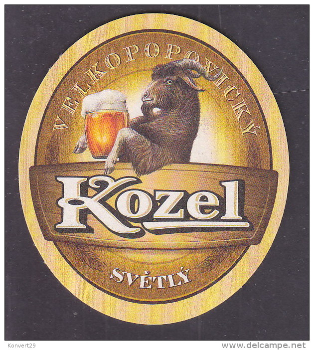 CZECH REPUBLIC. Beer. Beer Mats. Velkopopovicky Kozel. - Portavasos