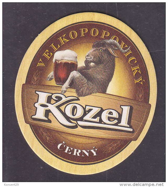 CZECH REPUBLIC. Beer. Beer Mats. Velkopopovicky Kozel. - Portavasos