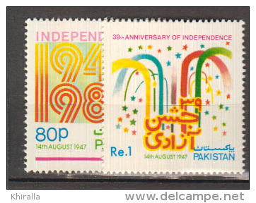 PAKISTAN     1986          N°     654/ 655     COTE      4 € 00              ( V 396 ) - Pakistan