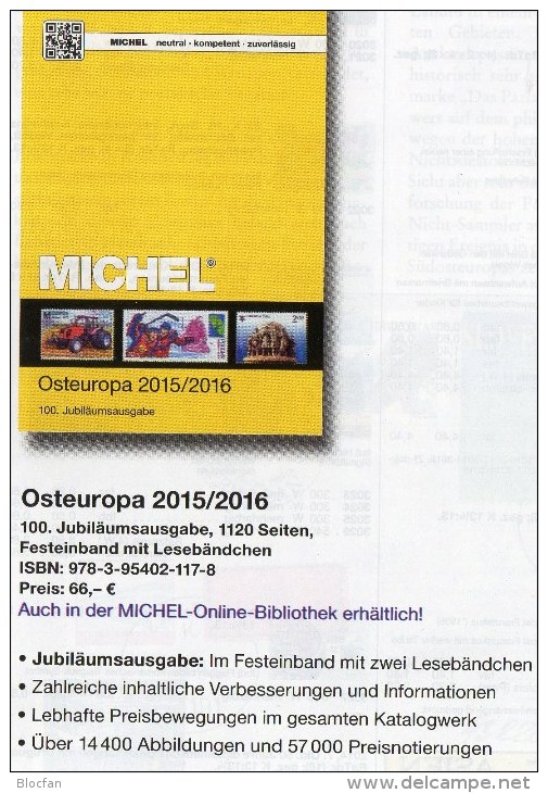 East-Europe Part 7 Stamp Catalogue MICHEL 2015/2016 New 66€ With Belarus Polska Russia USSR Sowjetunion Ukraine Moldawia - Non Classés