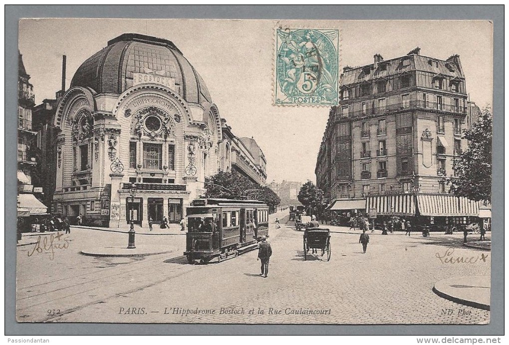 CPA Paris - L'Hippodrome Bostock Et La Rue Caulaincourt - Autres Monuments, édifices