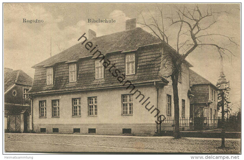 Rogozno - Rogasen - Bibelschule - Verlag Julius Fiebig Rogozno - Posen