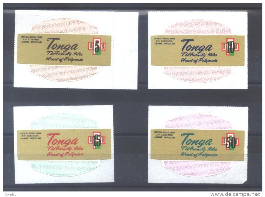 Tonga 332/36 **  (MNH)   Série Incomplète Manque 20c - Tonga (1970-...)