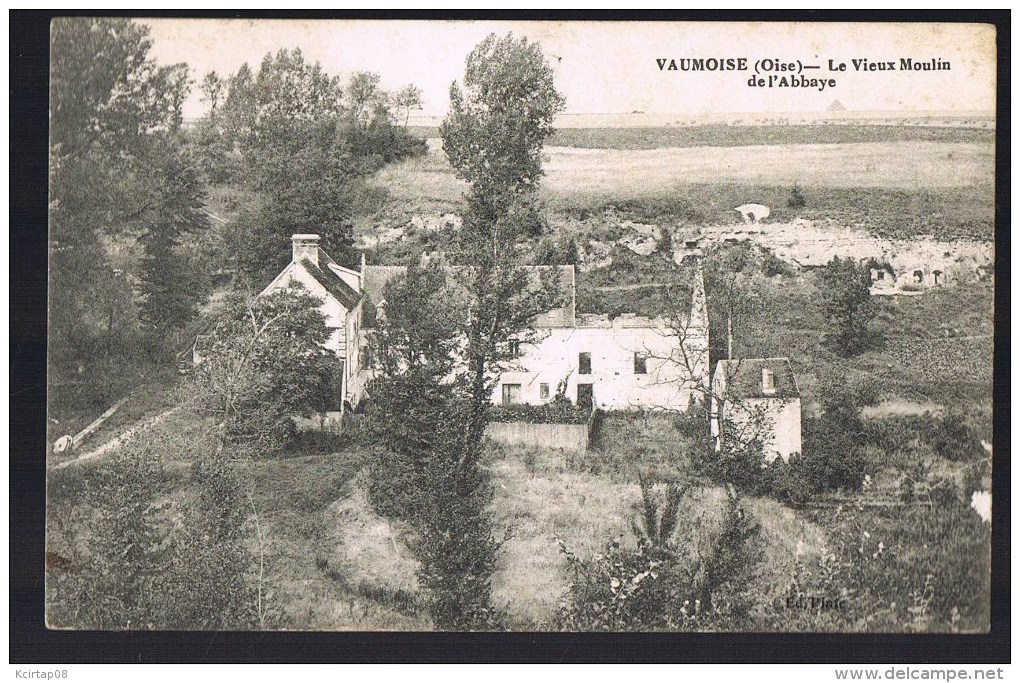 VAUMOISE . Le Vieux Moulin De L'Abbaye . - Thourotte