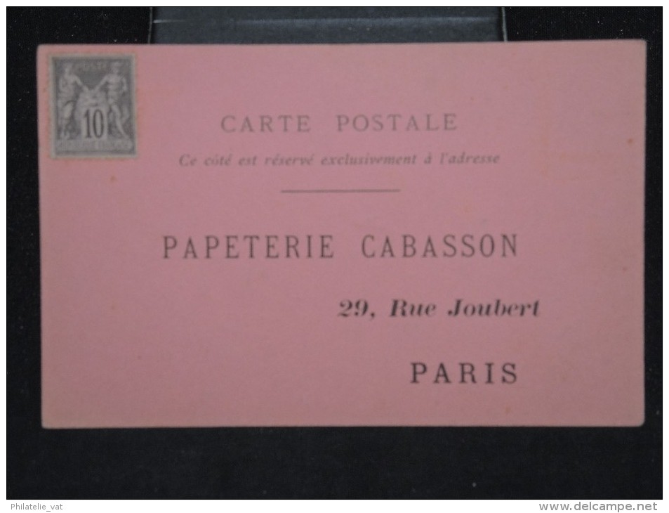 FRANCE - 2 Cp Non Voyagées De La Papeterie Cabasson à Paris Avec Type Sage - A Voir - Lot P11558 - 1877-1920: Période Semi Moderne