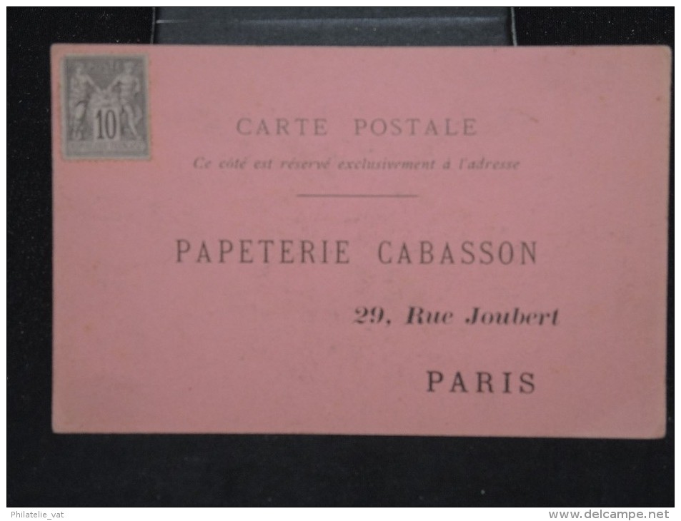 FRANCE - 2 Cp Non Voyagées De La Papeterie Cabasson à Paris Avec Type Sage - A Voir - Lot P11558 - 1877-1920: Période Semi Moderne