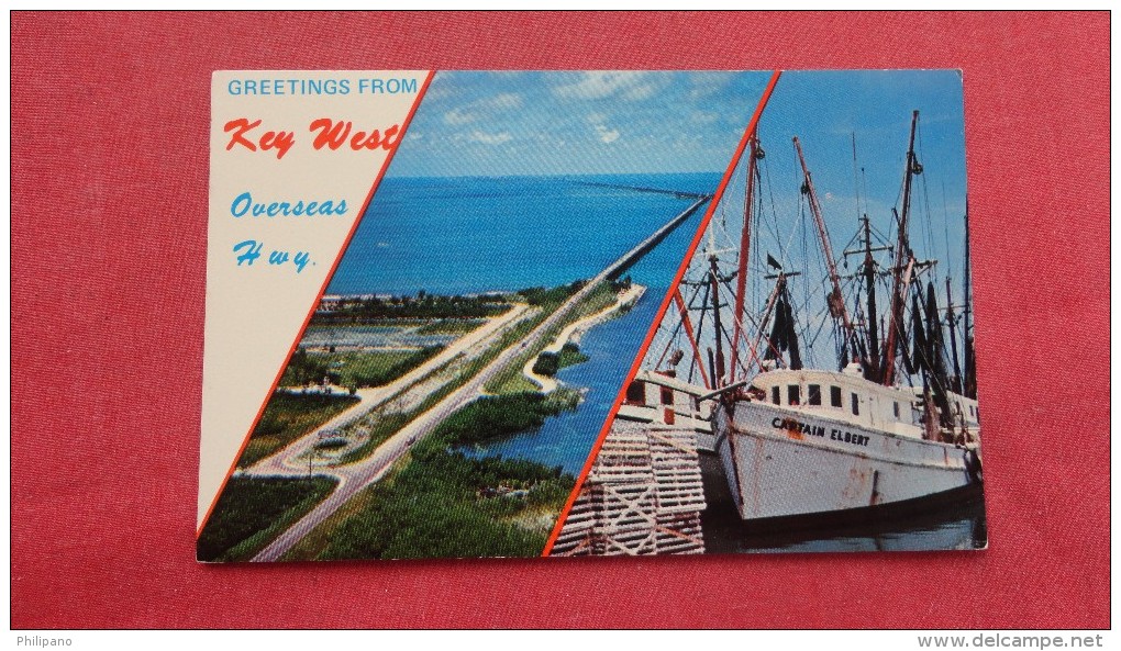 Florida> Key West  Multi View Greetings = Ref  2038 - Key West & The Keys