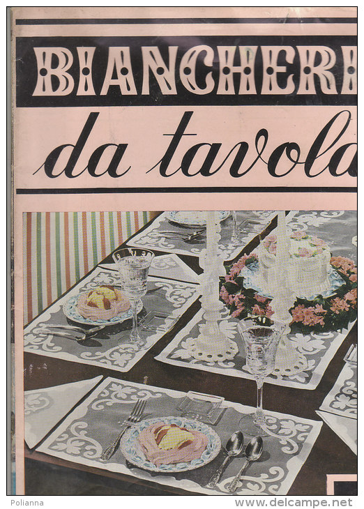 RA#53#24 Rivista Femminile BIANCHERIA DA TAVOLA ALBUM 6° Mani Di Fata 1960 /RICAMO/DISEGNI DECAL - House, Garden, Kitchen