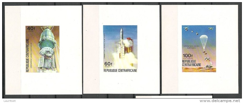 Republica Central Africaine Weltraumforschung Space 5 Miniature Sheets MNH - Africa