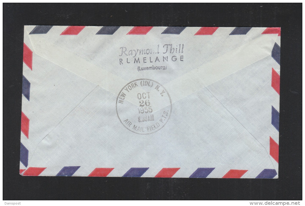 Luxemburg Flugpost UNO 1955 - Briefe U. Dokumente