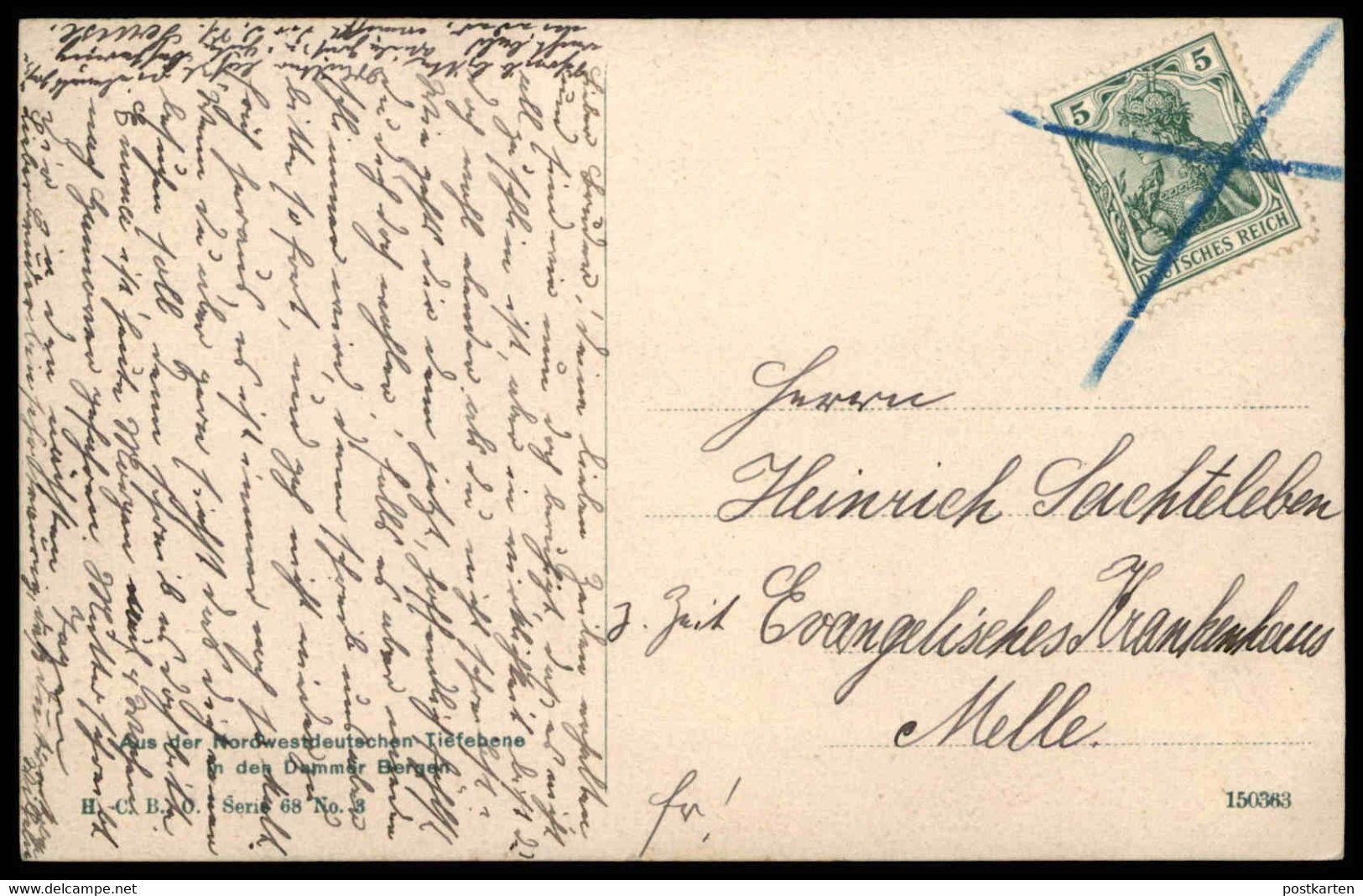 ALTE POSTKARTE AUS DER NORDWESTDEUTSCHEN TIEFEBENE IN DEN DAMMER BERGEN BERGE Bei Damme Steinfeld Lohne Vechta Holdorf - Damme