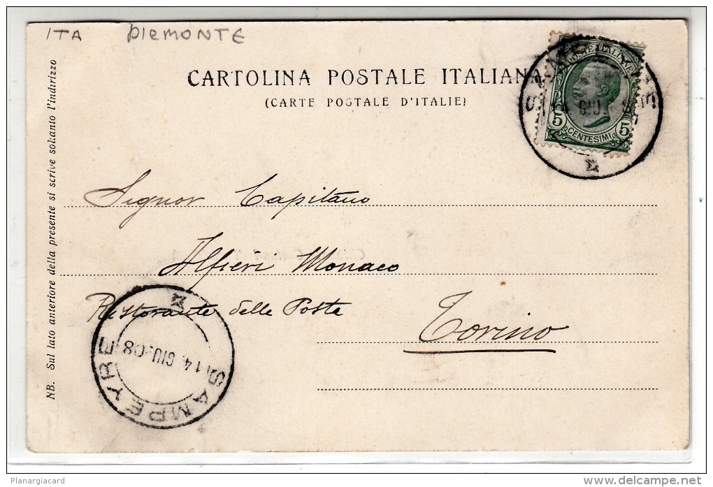 CPA  POST CARD  ITALY  PIEMONTE CHIAMALE COSTUMI DI VARIE ETA - Autres & Non Classés