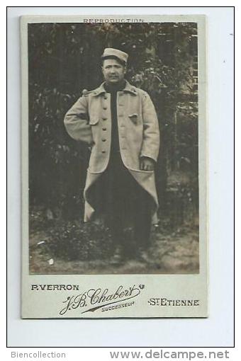 Photo J B Chabert à Saint Etienne. 10cm X 6cm D´un Militaire - Guerra, Militari