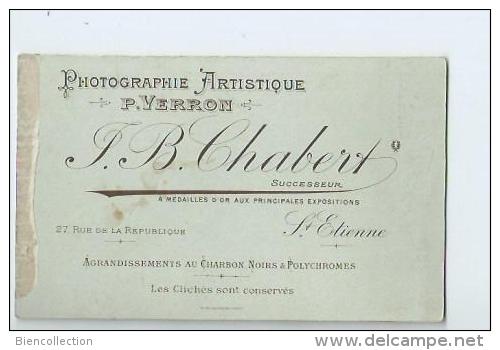 Photo J B Chabert à Saint Etienne. 10cm X 6cm D´un Militaire - Krieg, Militär