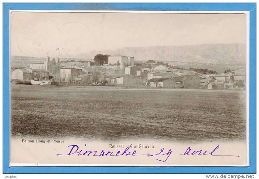 13 - ROUSSET --  Vue Générale - Rousset