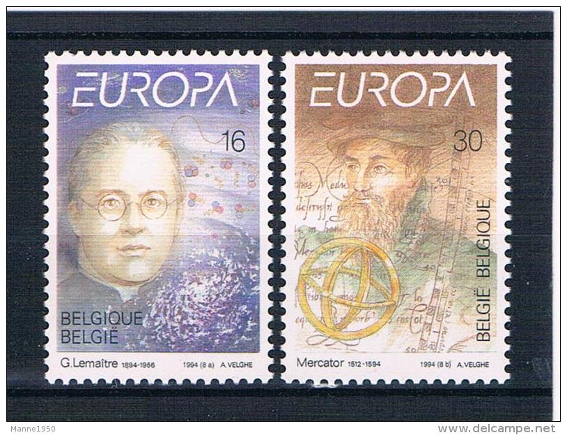 Belgien 1994 Europa/Cept Mi.Nr. 2607/08 Kpl. Satz ** - 1994