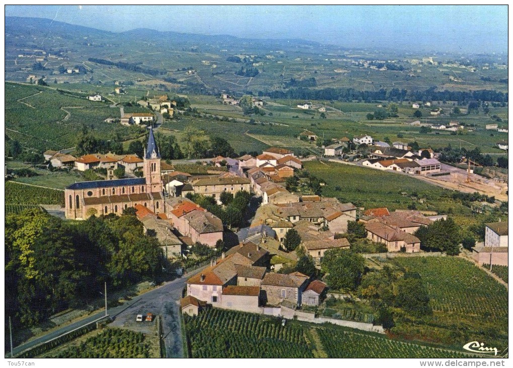 QUINCIE EN BEAUJOLAIS  - RHÔNE - (69) - CPSM. - Autres & Non Classés