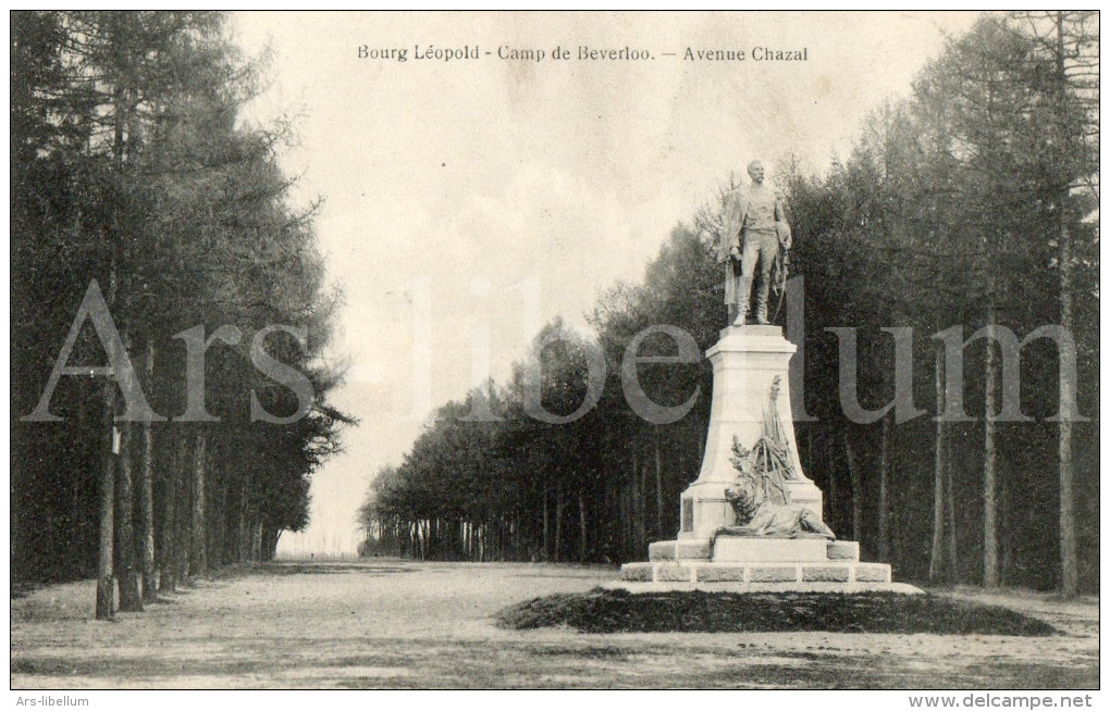 Postkaart / Post Card /1913 / Leopoldsburg / Bourg Léopold / Camp De Beverloo / Avenue Chazal / Ed. D. Gotthold - Leopoldsburg