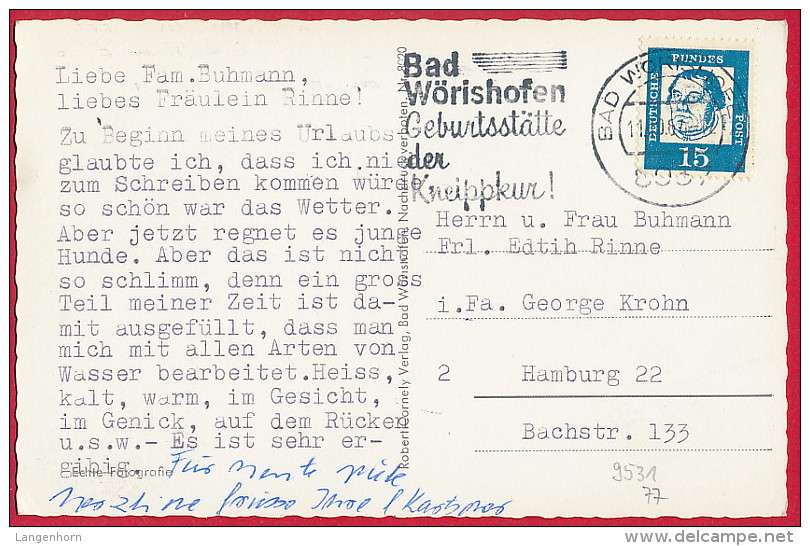 Foto-AK ´Bad Wörishofen´ (Schwaben) ~ 1967 - Bad Woerishofen