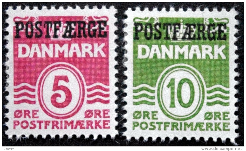 Denmark 1942,53  Parcel Post (POSTFÆRGE).   Minr.25I,35  MH  (** )  ( Lot  C 198 ) - Colis Postaux