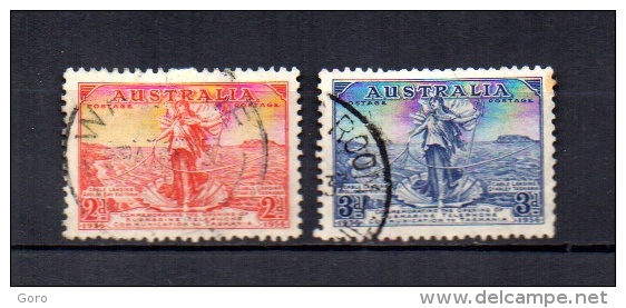 Australia   1936.-   Y&T  Nº    105/106 - Oblitérés