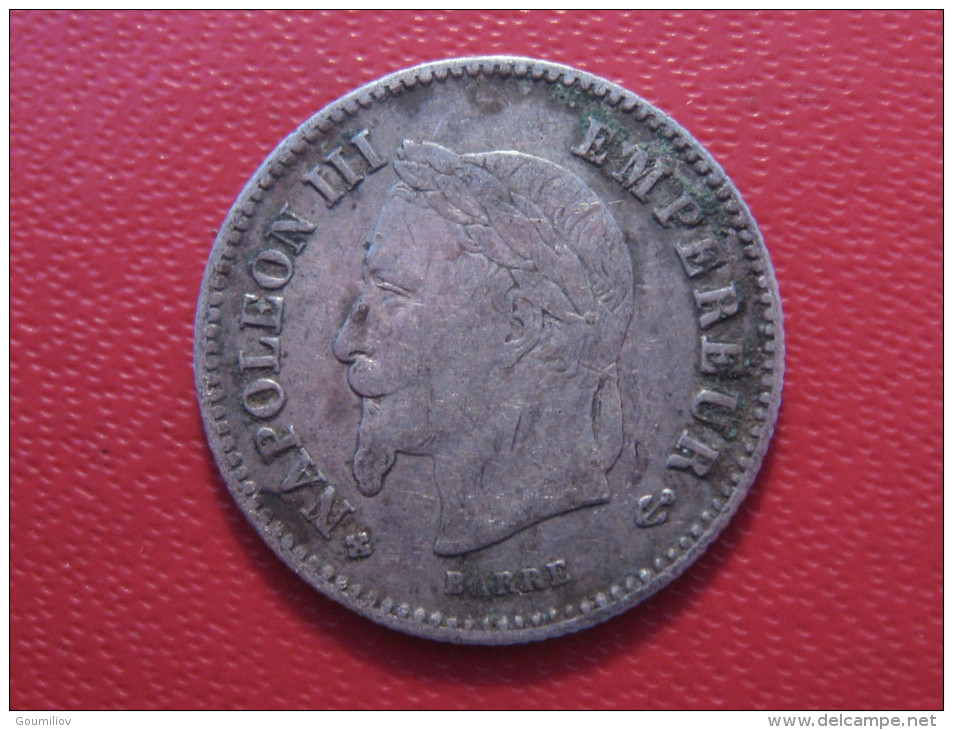 20 Centimes 1867 BB Strasbourg Napoléon III 4442 - 20 Centimes