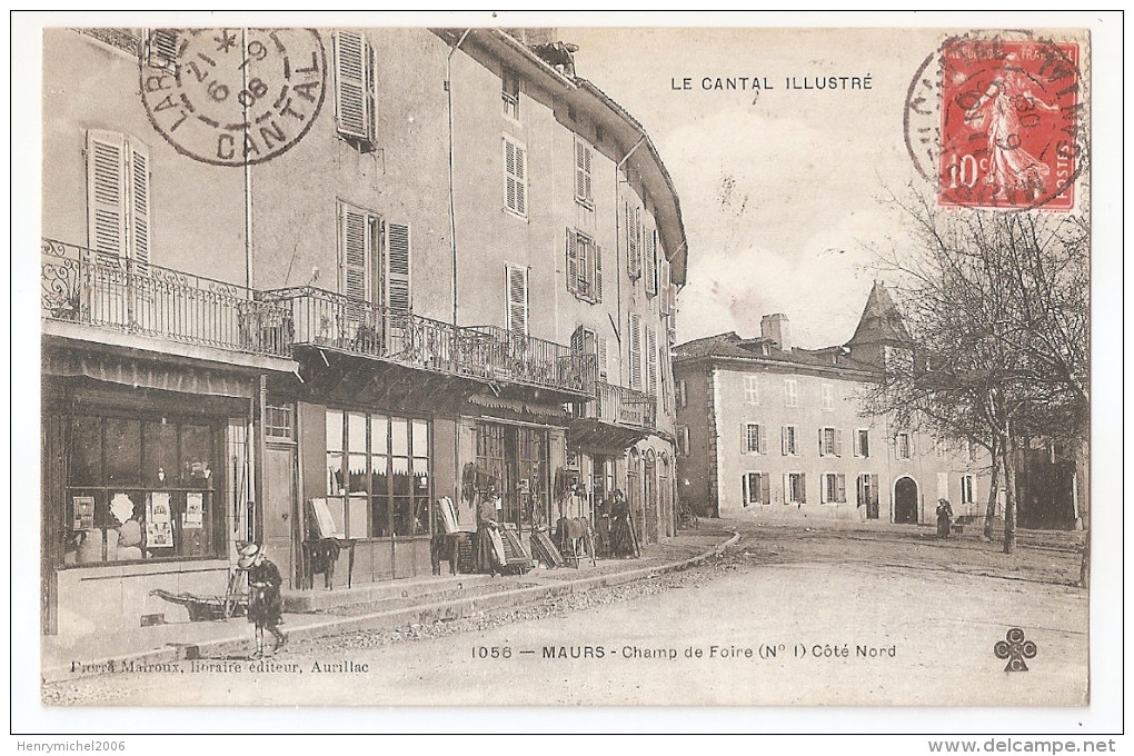 Cantal - 15 - Maurs Champ De Foire Coté Nord 1908 - Other & Unclassified