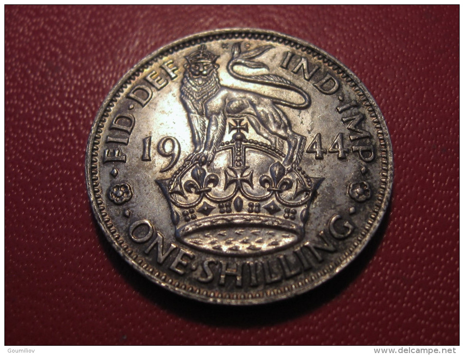 Grande-Bretagne - UK - Shilling 1944 George VI 4465 - I. 1 Shilling