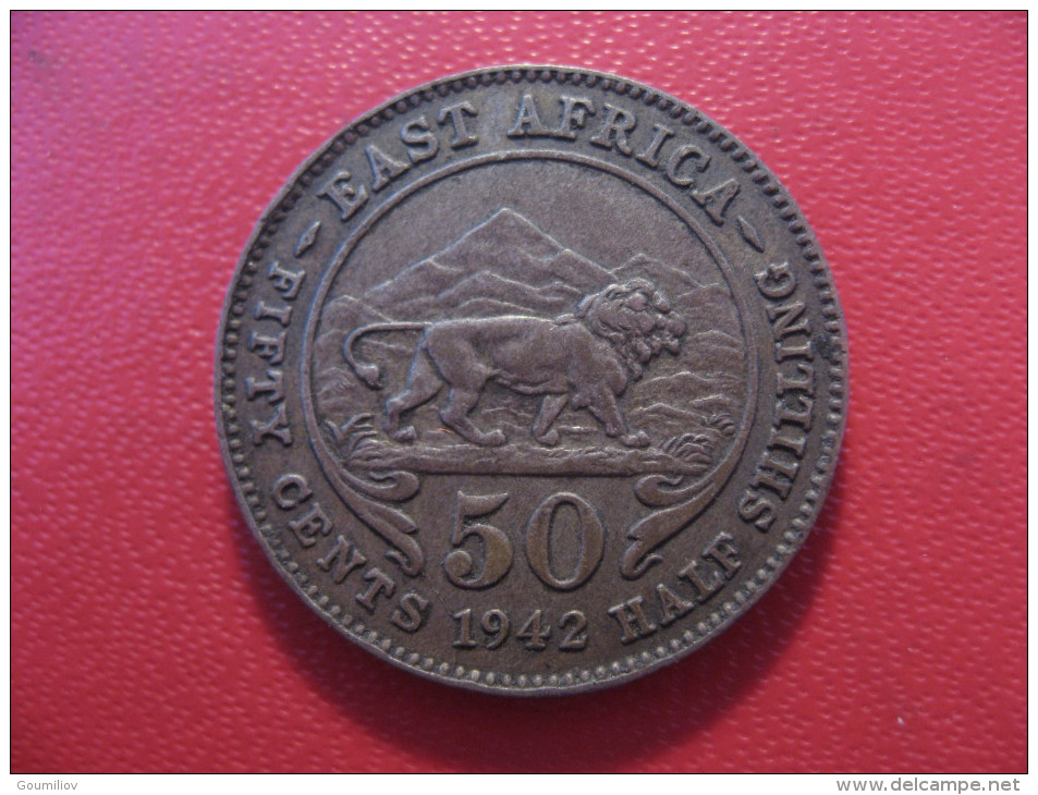 British East Africa - 50 Cents 1942 George VI 4560 - Kolonies