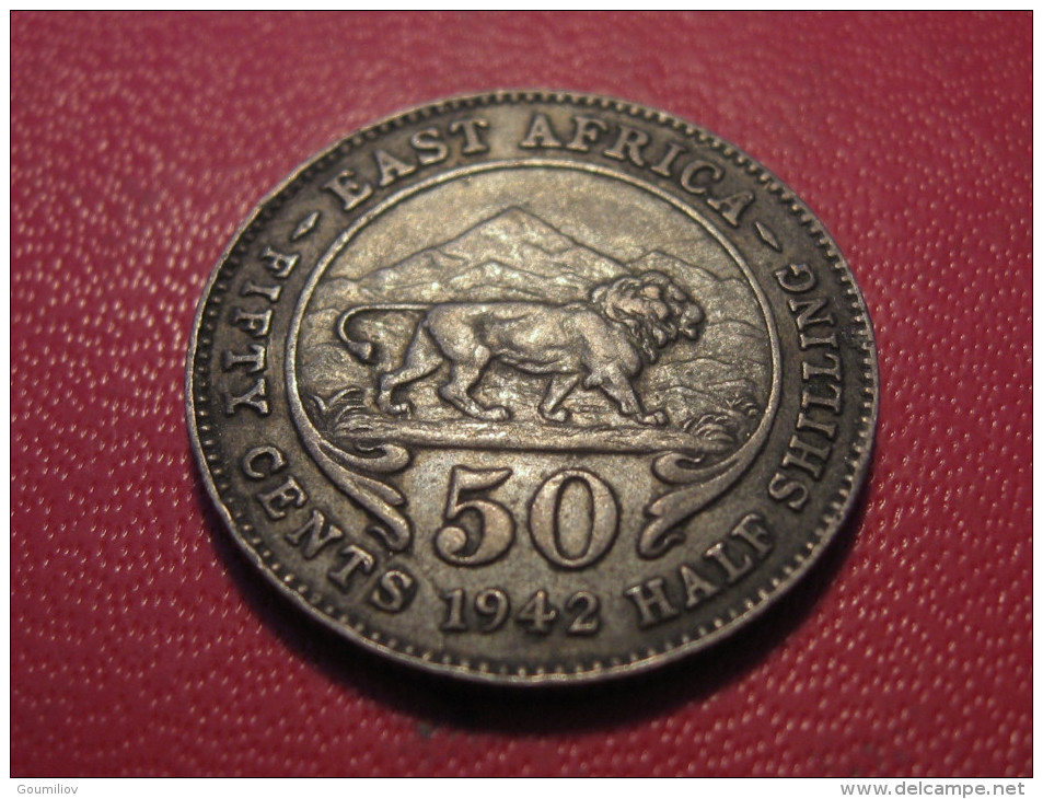 British East Africa - 50 Cents 1942 George VI 4560 - Colonias
