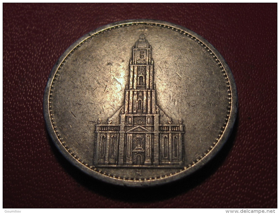 Allemagne - 5 Mark 1934 A 4379 - 5 Reichsmark