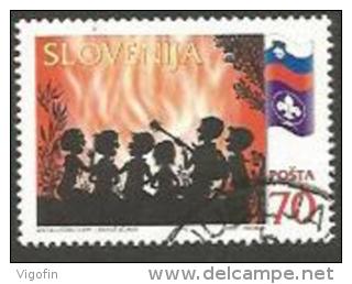 SI 1995-120 SCOUTS, SLOVENIA, 1v, Used - Oblitérés