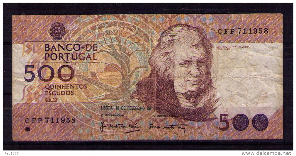 BILLETE DE 500 ESCUDOS - Portogallo