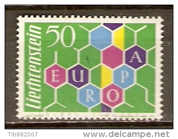 LIECHTENSTEIN    -    EUROPA    -   1960 .   Y&T N° 355 ** .  Cote 150,00 Euros. - Neufs