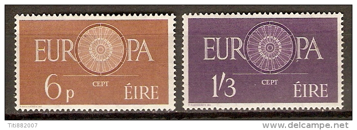 IRLANDE     -    EUROPA    -   1960 .   Y&T N° 146 à 147 ** - Unused Stamps