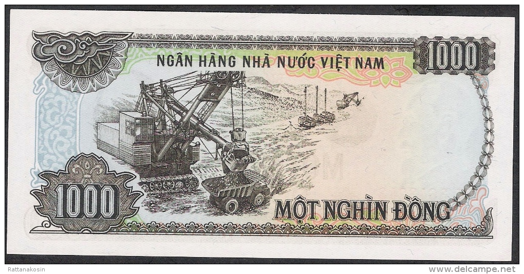 VIETNAM P102   1000   DONG   1987    UNC. - Vietnam